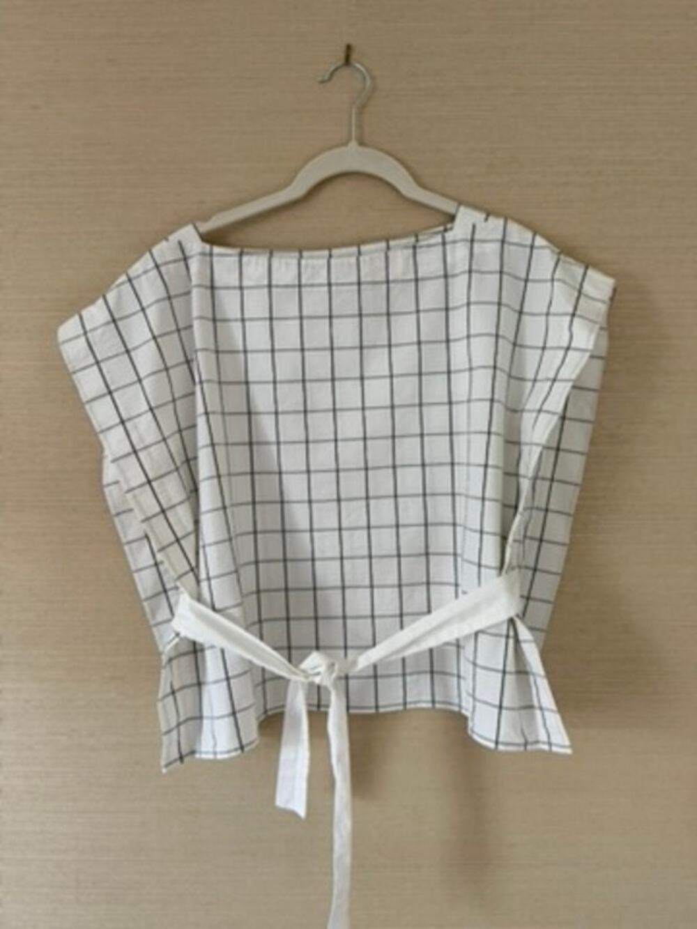 Tibi New York Windowpane Top – Size XS